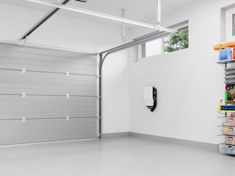 Empty garage after cleanout in Upland, CA